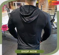 Men's Workout Shirt Running Shirt Long Sleeve Top Athletic Athleisure Winter Breathable Soft Sweat Wicking Running Jogging Training Sportswear Activewear Polka Dot Dark Grey Hemp Gray Black Sporty Dri-fit Activewear For Gym, Casual Stretch Dri-fit Tops, Breathable Sportswear Tops For Winter, Moisture-wicking Hooded Tops For Sports Season, Breathable Winter Sportswear Tops, Winter Sportswear Top With Breathable Fabric, Athletic Fit Dri-fit Activewear For Sports Season, Fitted Dri-fit Sportswear Tops, Hooded Sportswear Tops For Sports Season