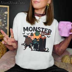 Introducing the "Retro Monster Mash Comfort Colors Shirt," a nostalgic design inspired by classic monsters of the past. Featuring bold, retro-style graphics and vibrant colors, this shirt brings a vintage twist to your Halloween wardrobe. With its soft, comfortable fit and timeless design, it's perfect for everyday wear or adding a fun throwback vibe to your spooky season celebrations. Stand out in style with the Retro Monster Mash Comfort Colors Shirt, a must-have for any Halloween enthusiast or vintage horror fan! If you're looking for a thick, structured tee that's also super soft and breathable--look no further! The unisex garment-dyed heavyweight t-shirt ticks all the boxes and is made of 100% ring-spun cotton. The regular t-shirt style will complement most looks and fit you to a tee. Nostalgic Design, Monster Mash, Classic Monsters, Halloween Outfit, Vintage Horror, Comfort Colors Shirt, Classic Horror, Retro Halloween, Retro Stil