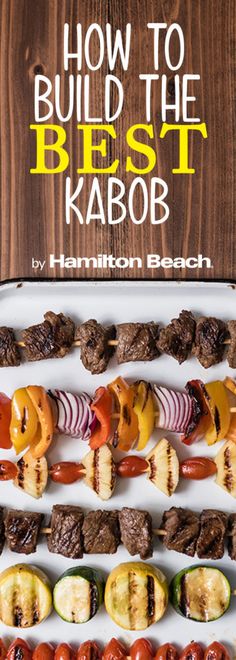 the cover of how to build the best kabob