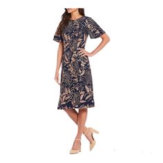 Nwt Maya Round Neck Short Flutter Sleeve V- Back Floral Embroidered Sheath Dress Beautiful Fit. Navy Blues/ Gold Smoke Free Home. From Js Collections, This Dress Features: Embroidered Mesh Fabrication Sheath Silhouette Jewel Neckline Short Flutter Sleeves V-Back Partially Lined Center Back Zip Closure Approx. 41" From Shoulder To Hem Polyester Professional Dry Clean Only Imported. Approximate Measurements 16” Pit To Pit 41” Long Casual Embroidered Dresses For Work, Casual Embroidered Work Dresses, Casual Embroidered Workwear Dresses, Embroidered Summer Dresses For Work, Summer Workwear Dresses With Embroidery, Black Midi Cocktail Dress, Velvet Pencil Dress, Lace Tea Length Dress, Blue Floral Embroidered V-neck Midi Dress