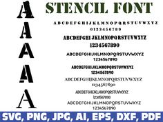 Stencil Font Letters Army Font, Cute Fonts Alphabet, Newspaper Letters, Font Love, Alfabet Font, Monogram Stencil, Bubble Letter Fonts, Calligraphy Fonts Alphabet, Free Handwritten Fonts