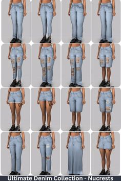 the ultimate denim collection - nucrests for g3f and g4f