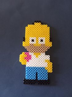 the simpsons character is made out of legos