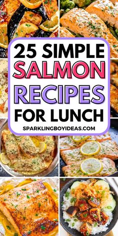 25 simple salmon recipes for lunch