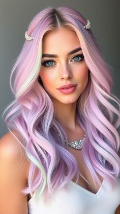 10 Bold Halloween Hair Color Trends to Love Lavender Ombre Hair, Halloween Hair Color, Rainbow Hair Color Ideas, Lavender Hair Ombre, Lavender Ombre, Pink Purple Hair, Hair Play, Bold Hair Color