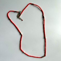 Never Used, Purchased From An Art And Textile Museum. African Red Stone Beards And Silver. Length 18” + 2” Extending Chain. Great For Jewelry Layering. Tv Nook, Jewelry Layering, Textile Museum, Mesh Necklace, African Necklace, Wrap Necklace, Vintage Beads Necklace, Vintage Jewelry Necklace, Wrap Necklaces