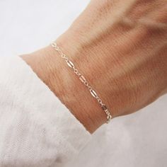 925 Sterling Silver Dainty Bracelet, Lace Chain Sparkle Bracelet - Etsy Sparkle Bracelet, Bracelets Silver, Dainty Bracelet, Dainty Bracelets, Earring Sale, Chain Link Bracelet, Bracelet Sizes, Silver Bracelets, Link Bracelets