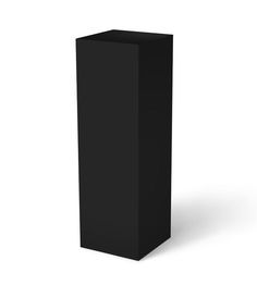 "Black Satin Laminate Pedestal 11-1/2" x 11-1/2" 18" -- – Pedestal Source" Art Pedestal, Chanel Little Black Dress, False Bottom, Calcutta Marble, Display Pedestal, Sculpture Stand, Dramatic Lighting, Overhead Lighting, Artwork Display