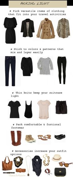 packing list vegas for christmas Suitcase Travel, Packing Light, Vacation Beach, Clothes And Accessories, Packing Tips, Suitcases, Looks Style, Mode Inspiration