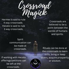 Crossroads Magick Witchy Wednesday, Witch Accessories, Spiritual Psychology, Spirit Communication