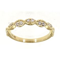 14k Yellow Gold 0.24ct Daily Wear Half Eternity Bridal Band For Women| Marquise Style Band| Twisted Band| Real Diamonds| Gift For Her| Women Jewelry Condition: New With Tag Item Number: Cdtr4326-2 Jewelry: Ring Length: 3.5 Mm Depth: 1.9 Mm Metal: 14k Solid Yellow Gold Gold Weight: 2.01 Gm Diamond Carat Weight: 0.24 Ct Diamond Clarity: Si2 Diamond Color: I Number Of Diamonds: 14 Comes With: Pouch And Silver Chain We Offer 100% Money Back Guarantee. Return Shipping Must Be Paid By Buyer. Jewelry N Elegant Gold Eternity Band With Diamond Accents, Elegant Diamond Eternity Band In Marquise Shape, Elegant 14k Gold Eternity Band With Diamond Accents, Elegant Diamond Eternity Band With Marquise Shape, Elegant Marquise Diamond Eternity Band, Elegant Eternity Band With Pave Setting As Gift, Elegant Diamond White Eternity Band With Rose Cut Diamonds, Elegant Gold Eternity Band With Rose Cut Diamonds, Elegant Marquise Eternity Band For Anniversary