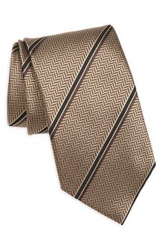 Tonal stripes and a timeless herringbone pattern distinguish this handsome Mulberry silk tie that elevates any formal or semiformal look. 100% silk Dry clean Made in Italy Elegant Striped Suit And Tie Accessories For Black Tie, Classic Pinstripe Formal Ties, Classic Pinstripe Ties For Formal Occasions, Elegant Pinstripe Ties For Business, Elegant Striped Ties For Work, Elegant Striped Suit Accessories For Workwear, Elegant Striped Ties For Office, True Autumn, Fabric Gift Bags