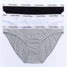 Ultra-Comfy, Moderate Coverage Low Rise Bikini, 3-Pack Smooth Elastic Waistband With Embossed Logo Breathable Stretch Cotton Lined Cotton Gusset 90% Cotton, 10% Elastane Machine Wash Cold, Tumble Dry Low. Ck Under Wear Women, Minimalist Hat, Calvin Klein Women, Calvin Klein Woman, Womens Calvin Klein, Pullover Sweatshirts, Cropped Hoodie, Carousel, Women's Intimates