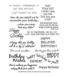 a birthday card with the words happy birthday written on it