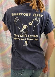 "Vintage 70s Jethro Tull Band Shirt Chrysal's Records We're Tootin Tull Print on front Barefoot Jerry / Monument Records Promo print on back Russell USA TAGS Size XL46-48  100% cotton  Good condition, some spots throughout, nice and worn in, some fading Measurements lying flat: Shoulders :20\" Bust:21\" Waist:21\" Length:27\" Sleeve:7\" Sleeve opening:7\" Model is 34b 27 waist 37 hips 5'5\"" Jethro Tull, Rock N’roll, Band Shirt, Band Shirts, Rock N, Band Tees, Vintage 70s, Rock N Roll, Rock And Roll