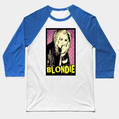 Blondie - Original ART -- Choose from our vast selection of Baseball T-Shirts to match with your favorite design to make the perfect custom graphic Baseball T-Shirt. Customize your color! Perfect for working out or casual wear for men and women. Blondie Band, Baseball T Shirt Designs, Baseball T Shirts, Baseball T Shirt, Casual Wear For Men, Working Out, Baseball Tee, Baseball Tshirts, Long Sleeve Tshirt Men