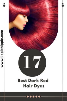 Whatever the specific shade, red looks exquisite on many skin tones and always captures attention because of how glowy and fiery it looks.Many women with more common hair colors, like brown or blonde, often get tempted to change up their shade to something more electrifying and sexy, like red.That’s why many top hair brands have developed red hair dyes. And among them, a silky dark red is one of the most popular colors. Dark Red Hair Dye, Manic Panic Vampire Red, Unique Hair Color, Vibrant Red Hair, Revlon Colorsilk, Hair Color Unique, Dyed Red Hair