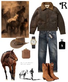 Country Outfits For Men, Mens Cowboy Boots Outfit, Cowboy Vintage, Western Outfits Men, Cowboy Aesthetic, Stylist Fashion, Marble Furniture, Black Men Street Fashion, Cowboy Up