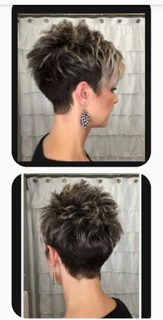 Short Stacked Hair, Spiky Hair, Spiked Hair, Short Hair Trends