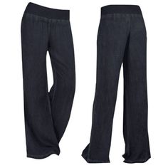 Women Casual High Waist Elasticity Wide Leg Palazzo Pants Jeans Trousers Item specifics Gender:Women Style:Casual Waist Type:High Item Type:Trousers Fit Type: Regular Season:All Season Occasion:Daily Material: Decoration:Bandage Closure Type:Elastic Waist Pattern Type:Soild Package include:1PC Women Pants Size Waist Length Hip S 66cm/25.98'' 106cm/41.73'' 104cm/40.94'' M 70cm/27.56'' 107cm/42.13'' 108cm/42.52'' L 74cm/29.13'' 108cm/42.52'' 112cm/44.09'' XL 78cm/30.71'' 109cm/42.91'' 116cm/45.67' Short Cuir, Denim Wide Leg, Denim Decor, High Fashion Women, Wide Leg Palazzo Pants, Bootcut Jean, Legging Sport, Denim Chic, Denim Pants Women