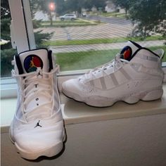 Like New Jordan 6 Ring Confetti Wear Once Inside The House Only Jordan 6 Rings, Womens Jordans, Newest Jordans, Jordan Shoes, Womens Shoes Sneakers, Confetti, Like New, Shoes Sneakers, Women Shoes