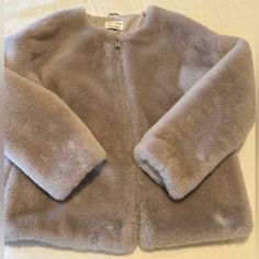 *Brand New, Worn Once, No Flaws *Faux Furt *Kids Xl Fits Like A Size Xs-Small Women’s *Spacious And Sooo Warm *Boxy Fit - Supposed To Be That Way *Has Hidden Pockets On The Side *Zippers Close - No Buttons Zara Spring Outerwear With Faux Fur Lining, Zara Long Sleeve Outerwear With Faux Fur Lining, Zara Long Sleeve Fur Coat For Spring, Casual Zara Outerwear With Faux Fur Lining, Grey Fur Jacket, Grey Fur, Small Women, Teddy Jacket, Zara Jackets