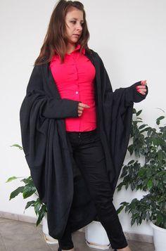 Hey, I found this really awesome Etsy listing at https://www.etsy.com/listing/191330804/oversized-cardigan-long-dolman-sleeve Cotton Lagenlook Cardigan For Winter, Oversized Casual Wrap Outerwear, Casual Oversized Wrap Outerwear, Stretch Wrap Outerwear For Fall, One Size Batwing Sleeve Outerwear For Layering, One Size Cotton Outerwear For Layering, Casual Black Wrap Outerwear, Gilet Long, Cardigan Long