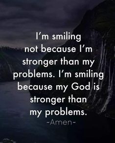 an image with the quote i'm smiling not because i'm shorter than my problems