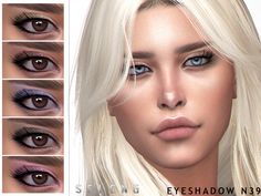 The Sims Resource - Eyeshadow N39 Ts4 Cc, Cc Finds, Sims 4 Mods, Featured Artist, Skin Makeup, The Sims, Sims 4