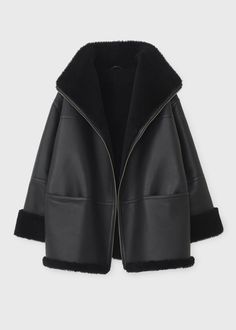 Shearling Coat, Leather Jackets Women, Classy Outfits, A Black, Marc Jacobs, Chloe, Winter Outfits