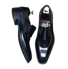 Elevate your style with our meticulously crafted handmade men's calf leather loafer dress shoes. made from premium calf leather, these sophisticated loafers effortlessly blend comfort and class. perfect for formal occasions or adding a touch of refinement to your everyday ensemble. shop now and experience the timeless elegance of our handmade dress shoes. Classic Fitted Patent Leather Loafers, Fitted Elegant Loafers For Formal Occasions, Luxury Tassel Loafers For Business With Plain Toe, Luxury Plain Toe Tassel Loafers For Business, Elegant Moc Toe Oxfords For Galas, Elegant Tassel Loafers With Moc Toe For Office, Elegant Fitted Leather Tassel Loafers, Luxury Tassel Loafers For Business, Elegant Office Tassel Loafers With Moc Toe