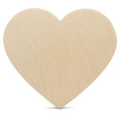 a wooden heart shaped object on a white background