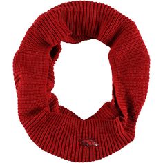 When colder weather hits, this Cowl Infinity scarf by ZooZatz keeps you warm and comfortable during game time. The embroidered Arkansas Razorbacks graphics and knit design make this scarf a spirited way to stay cozy. The full coverage protects you from the elements as you cheer your team to victory. Logo Scarves, Wisconsin Badgers, Arkansas Razorbacks, Knit Cowl, Game Time, Knitting Women, Stay Cozy, Knitting Designs, Infinity Scarf