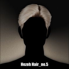 the back of a man's head with white hair