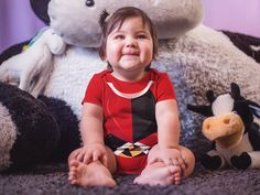 Your little one will be ready to make her presence known to her loyal subjects with this Red Queen of Hearts baby cosplay. This unique baby Halloween costume will have your little one ready for Wonderland adventures as our favorite playing card villain character. The perfect printed graphic bodysuit for trick-or-treating or family trips to not-so-scary Halloween events at WDW Orlando theme parks! 100% combed ringspun cotton, Color: Red 1x1 baby rib creeper with crew neck Three-snap bottom closur Baby Witch Costume, Green Arrow Costume, Baby Tutu Costume, Phoenix Costume, Halloween Costume Bodysuit, Baby Halloween Costume, Costume Bodysuit, Avengers Costumes, Baby Cosplay