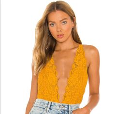 Comin In Haht Marigold Bodysuit By We Are Hah In Size Xs. Never Worn And With Tags! Fitted Gold Bodysuit For Beach, Gold Bodysuit For Night Out, Chic Gold Swimwear For Night Out, Fitted Gold Top For The Beach, Fitted Gold Top For Beach, Fitted Gold Tops For Beach, Gold Party Bodysuit With Lined Body, Fitted Gold Sleeveless Swimwear, Fitted Sleeveless Gold Swimwear