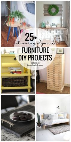 25 amazing furniture diy projects that are easy to make and great for home decor