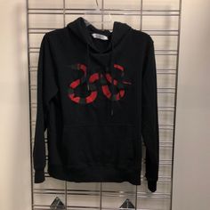 Eleven Paris Snake Embroidered Hoodie Great Condition No Stains Or Holes Feel Free To Ask Any Questions Or For More Pictures! Fall Streetwear Hoodie With Embroidered Logo, Black Casual Sweatshirt With Embroidered Logo, Trendy Fall Hoodie With Embroidered Logo, Trendy Embroidered Logo Hoodie For Fall, Casual Black Sweatshirt With Embroidered Logo, Black Hoodie With Embroidered Logo For Winter, Fall Hoodie With Embroidered Logo, Casual Hoodie With Embroidered Logo For Fall, Paris Shirts