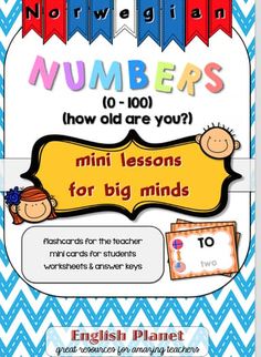 a poster with the words numbers how did you learn? and pictures of children on it