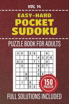 the easy sudoku puzzle book for adults