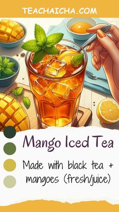 Easy Iced Tea, Mango Iced Tea