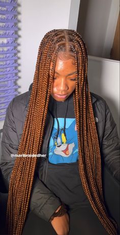 2025 Hairstyles, Ethnic Hair, Braids Ideas, African Hair Braiding Styles, Ethnic Hairstyles, Dyed Hair Inspiration, Protective Hairstyles Braids, Knotless Braids, African Braids Hairstyles