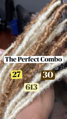 Crochet Blonde Faux Locs, Soft Loc Color Ideas Black Women, Soft Locs Multi Color, 613 And 27 Soft Locs, Multi Colored Soft Locs, Soft Locs Different Colors, Goddess Faux Locs Blonde And Brown, Butterfly Loc Color Ideas, 613 Locs Black Women