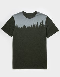 Tentree Juniper Tee. This Is Our Most Popular Graphic — In Our Most Popular Fabric. The Juniper Tee Features Our Unique Treeblend That's Soft On Skin (and The Planet, Too). Ribbed Neck Band. Screen Printed Graphic Across Chest. 45% Recycled Polyester, 30% Tencel® Lyocell, 25% Organic Cotton. Machine Wash. Imported. Tri-blend Crew Neck Top For Fall, Tri-blend Crew Neck Graphic Tee, Top Graphic Tees, Mens Tees, Graphic Prints, Apparel Accessories, Shirts Tops, Screen Printing, Most Popular