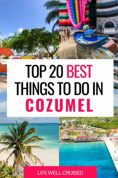 the top 20 best things to do in cozumel