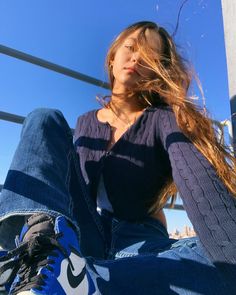 Mabel Chee, Cool Fits, Jeans Boyfriend, Dressy Casual, Looks Vintage, Outfits For Teens, Maquillaje De Ojos, Brandy Melville