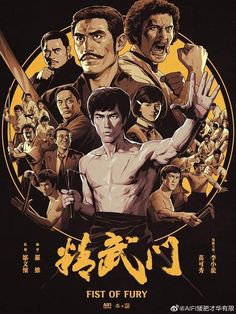 the poster for fist of fury