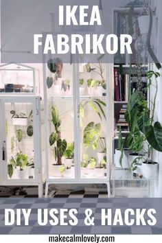 ikea fabrik or diy uses and hacks for indoor houseplants