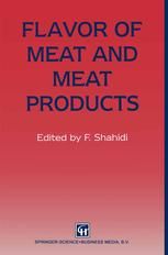 a book cover with the title flavor of meat and meat products