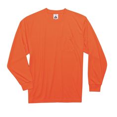 GloWear Mediuml Hi Vis Orange Long Sleeve T-Shirt